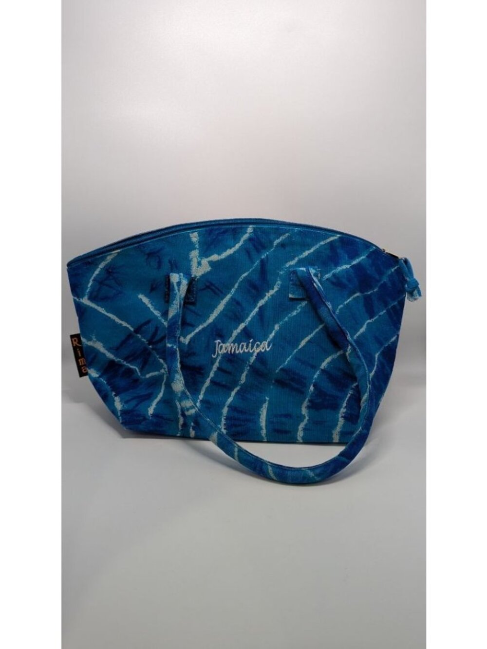 Rima "Jamaica" Blue Tie-Dye Tote Bag & Pouch 2-Piece Set